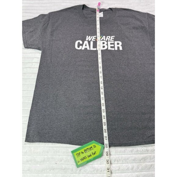Caliber Collision Gray Hanes Eco-Smart Double-Sided T-Shirt Men's Large - Picture 3 of 12